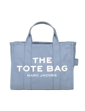 MARC JACOBS THE SMALL TOTE IN CANVAS COLOR BLUE DENIM