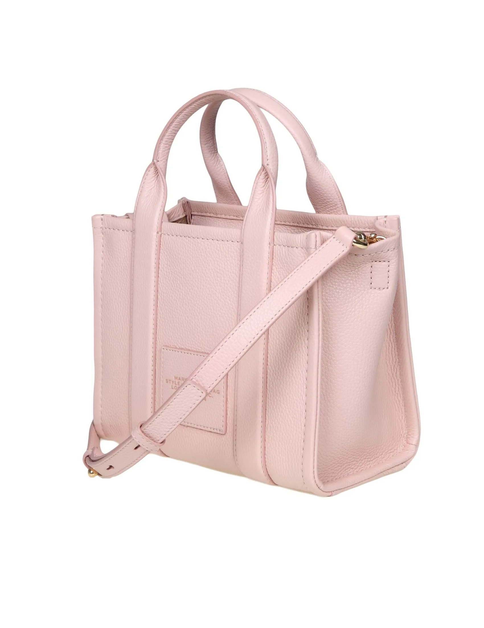 MARC JACOBS TOTE SMALL IN PELLE COLORE ROSA