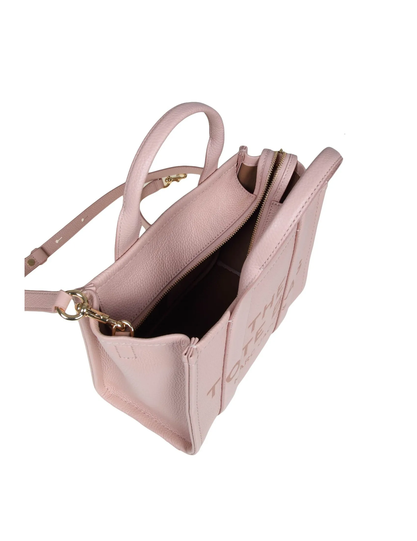 MARC JACOBS TOTE SMALL IN PELLE COLORE ROSA