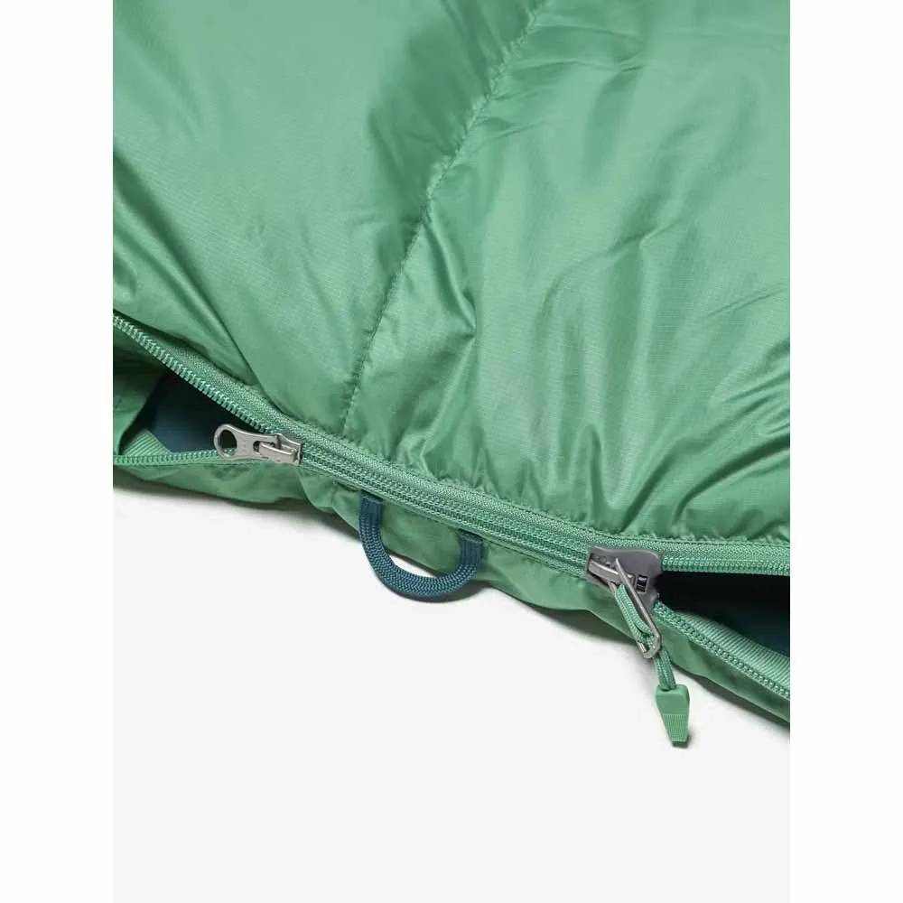 Marmot Lost Coast 30 Left Zipper Sleeping Bag - Clover/Dark Jungle