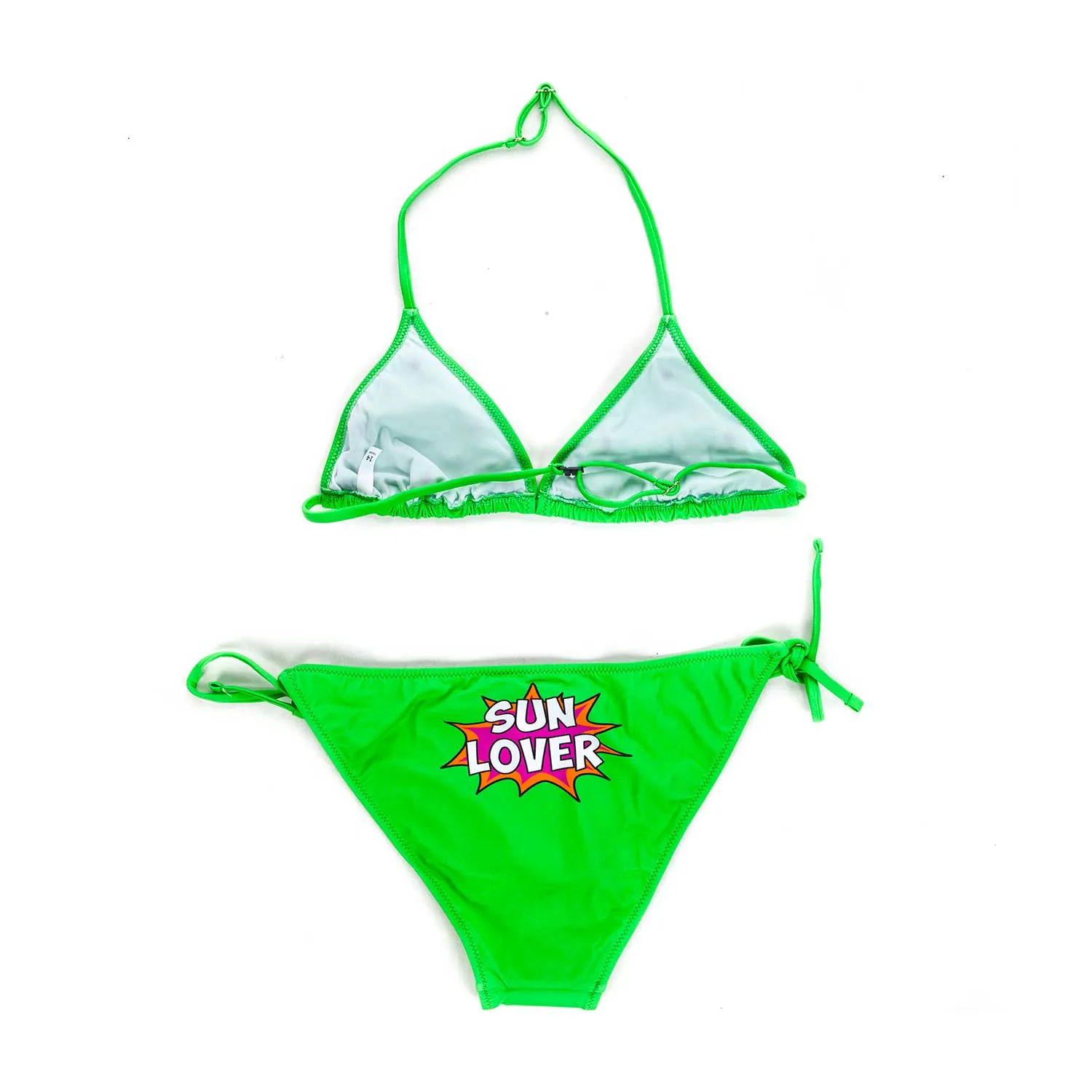 Mc2 Saint Barth Green Bikini For Girls