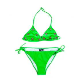 Mc2 Saint Barth Green Bikini For Girls