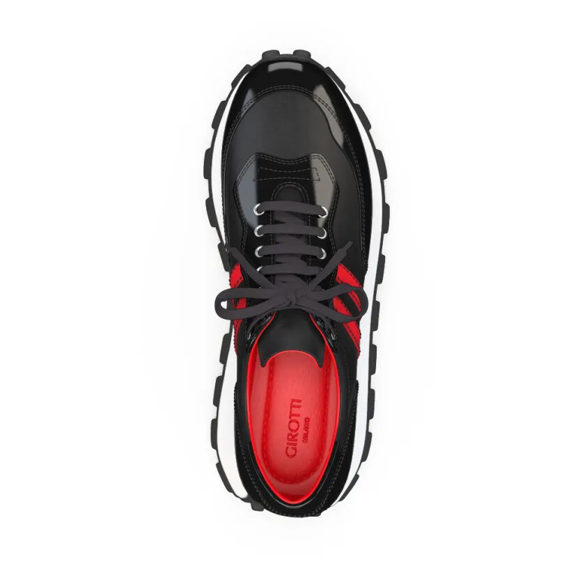 Men's Leather Running Sneakers 54802