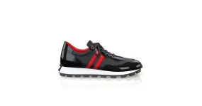 Men's Leather Running Sneakers 54802