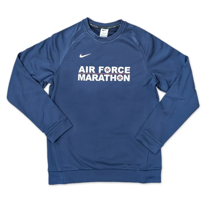 Men's Nike Therma Crew Air Force Marathon