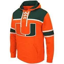 Miami Hurricanes Colosseum MEN'S SKINNER HOCKEY PULLOVER - ORANGE