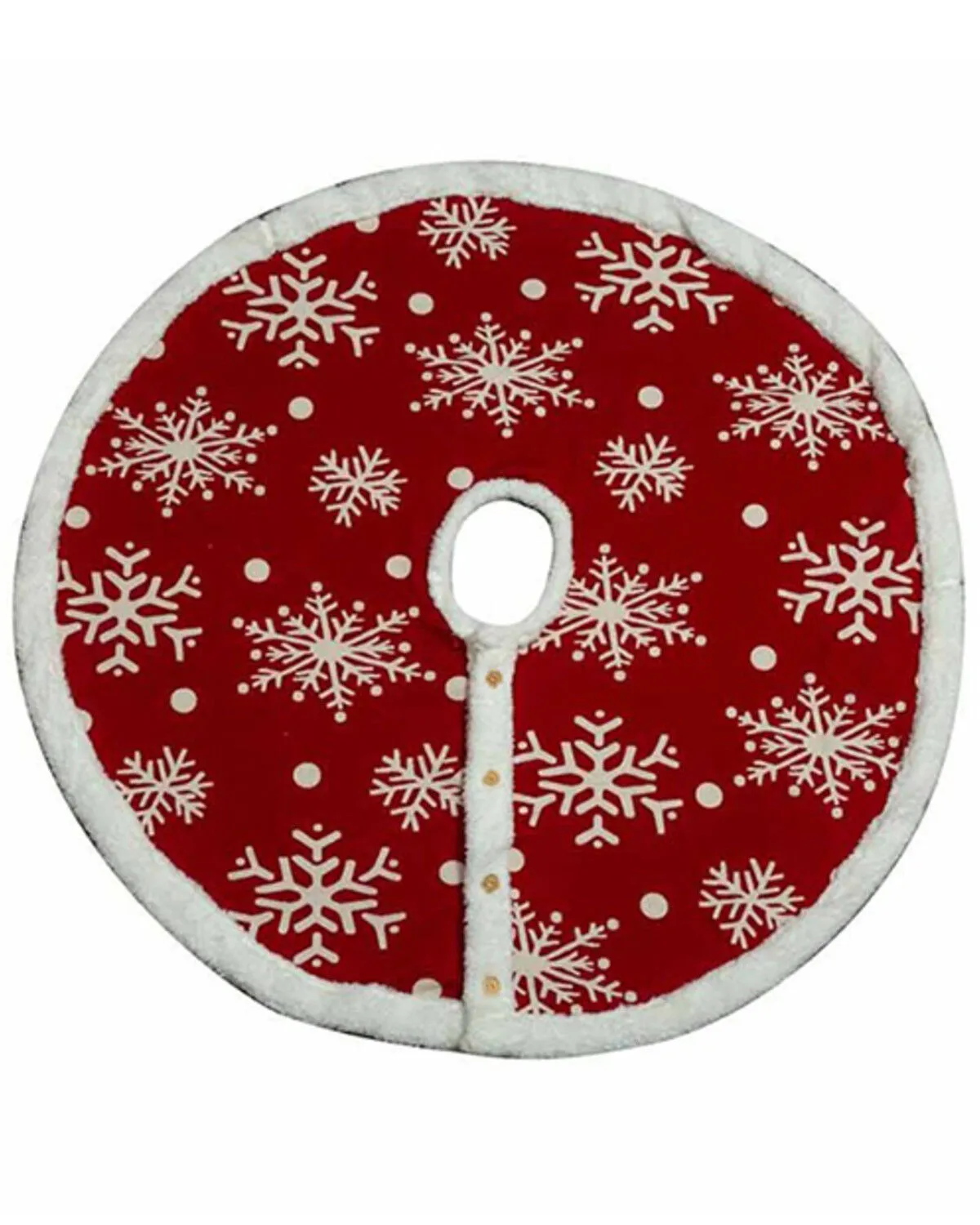 Myra Bag Christmas Snowflakes Tree Skirt