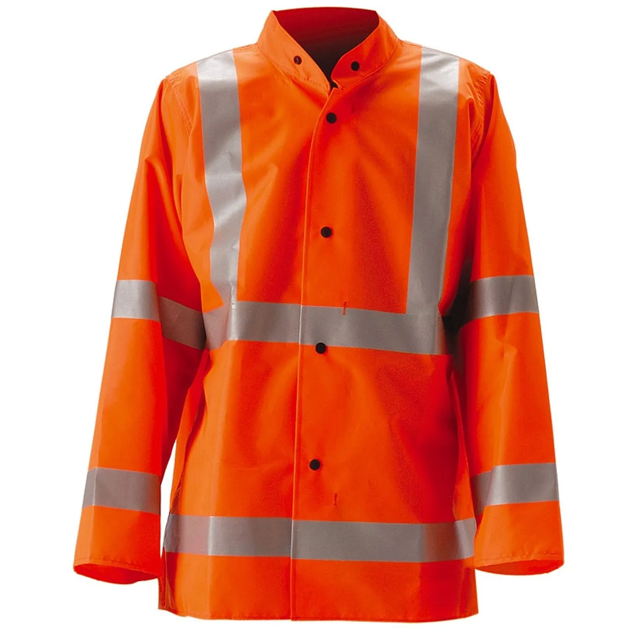 NASCO Class 3 Hi Vis WorkLite Made in USA Rain Jacket with D-Ring Access 80JF