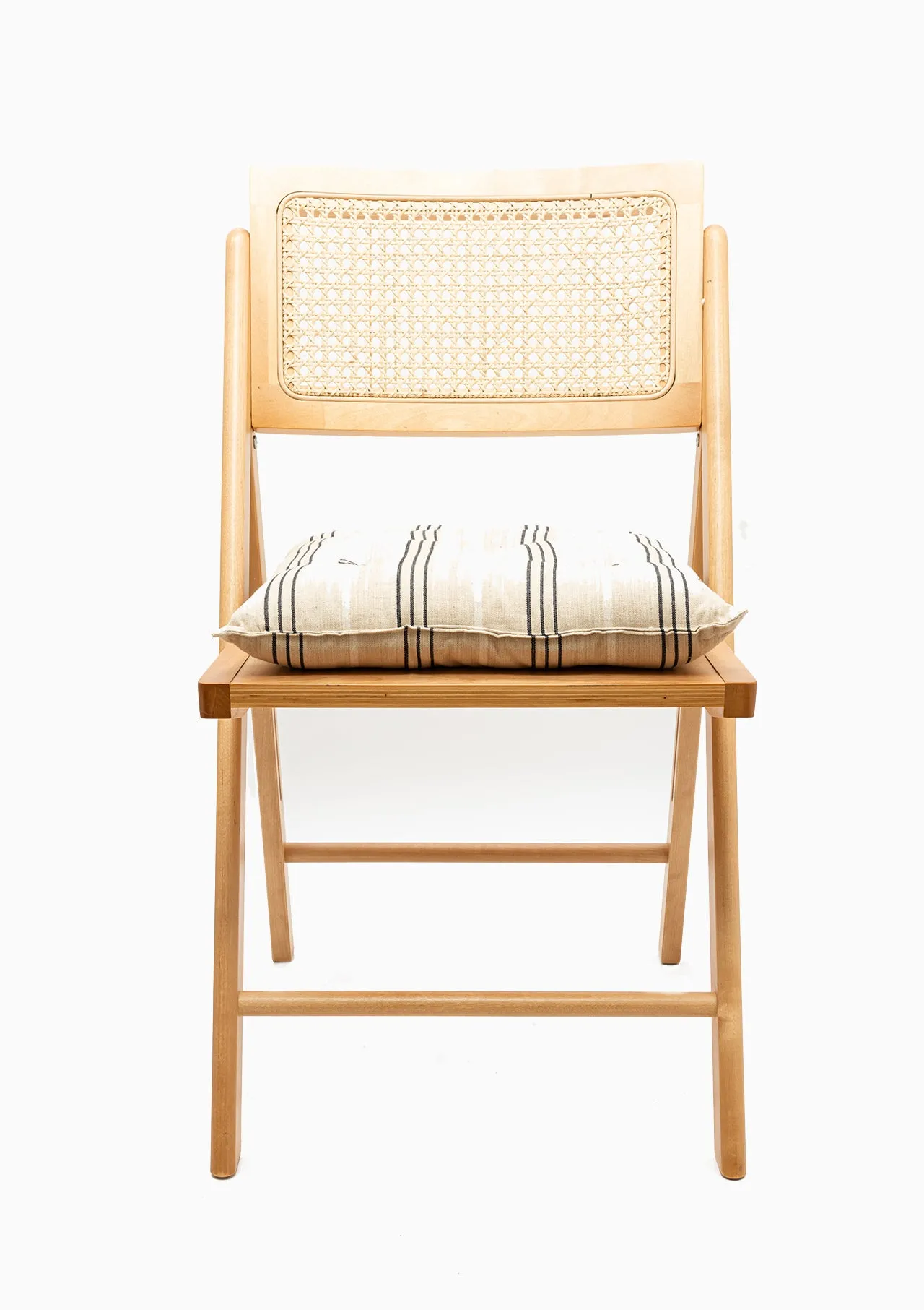 Natural Cane Rattan Folding Dining Chair