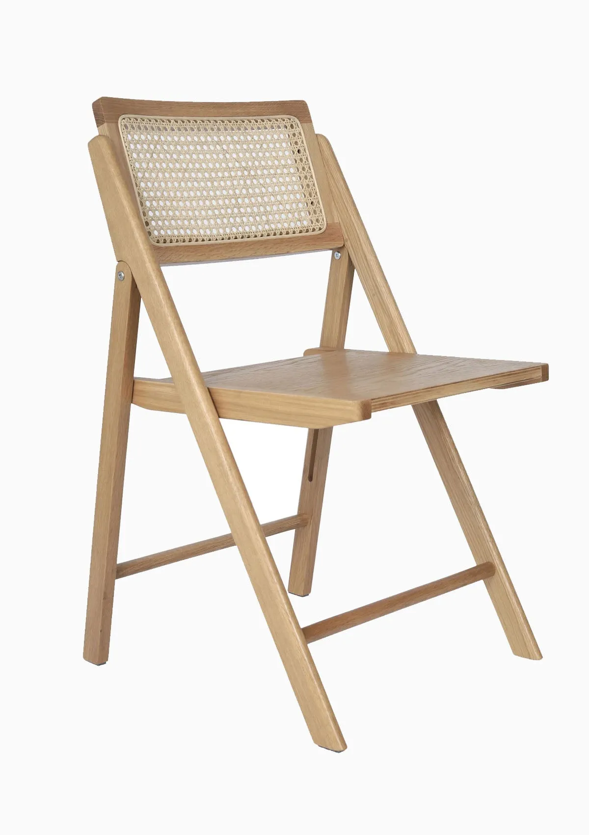 Natural Cane Rattan Folding Dining Chair