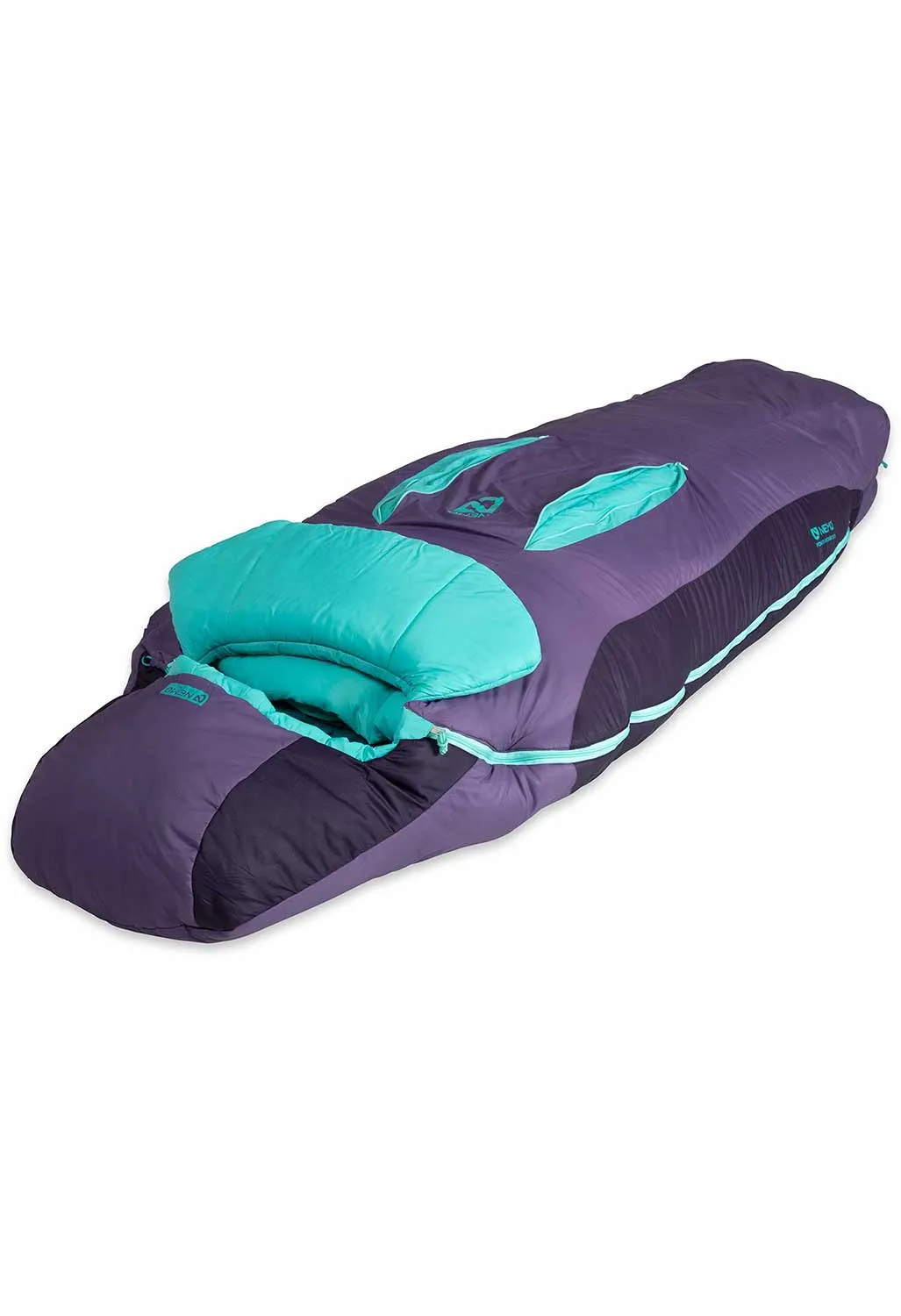 Nemo Forte 20 Reg Women's Sleeping Bag - Tide Pool/Shaded Thistle