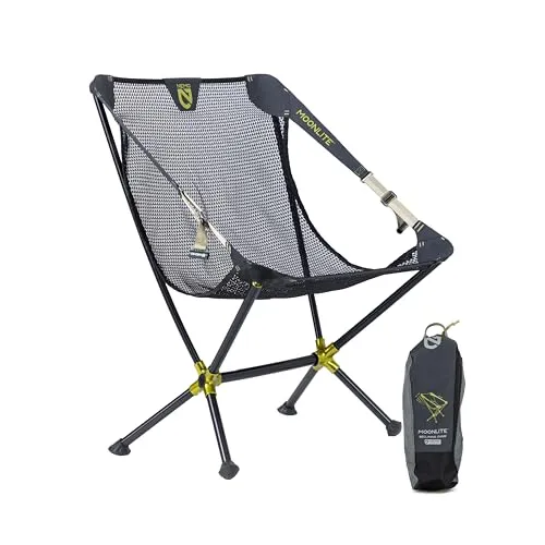 Nemo Moonlite Reclining Camp Chair | Portable Backpacking and Camping Chair with Adjustable and Foldable Options