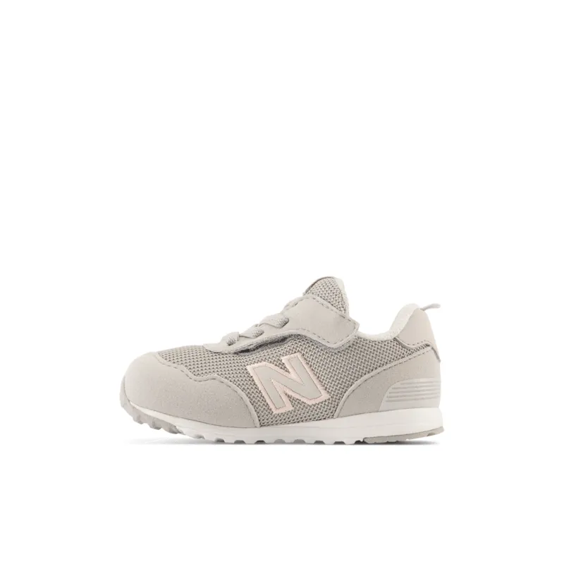 New Balance Infant 515 NEW-B Hook and Loop Shoe - NW515PNK (Wide)