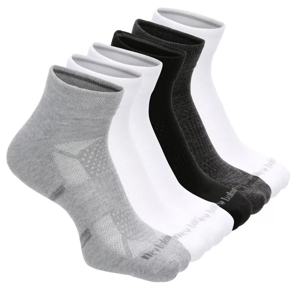 NEW BALANCE  MENS PERFORMANCE QUARTER SOCKS 6 PAIRS