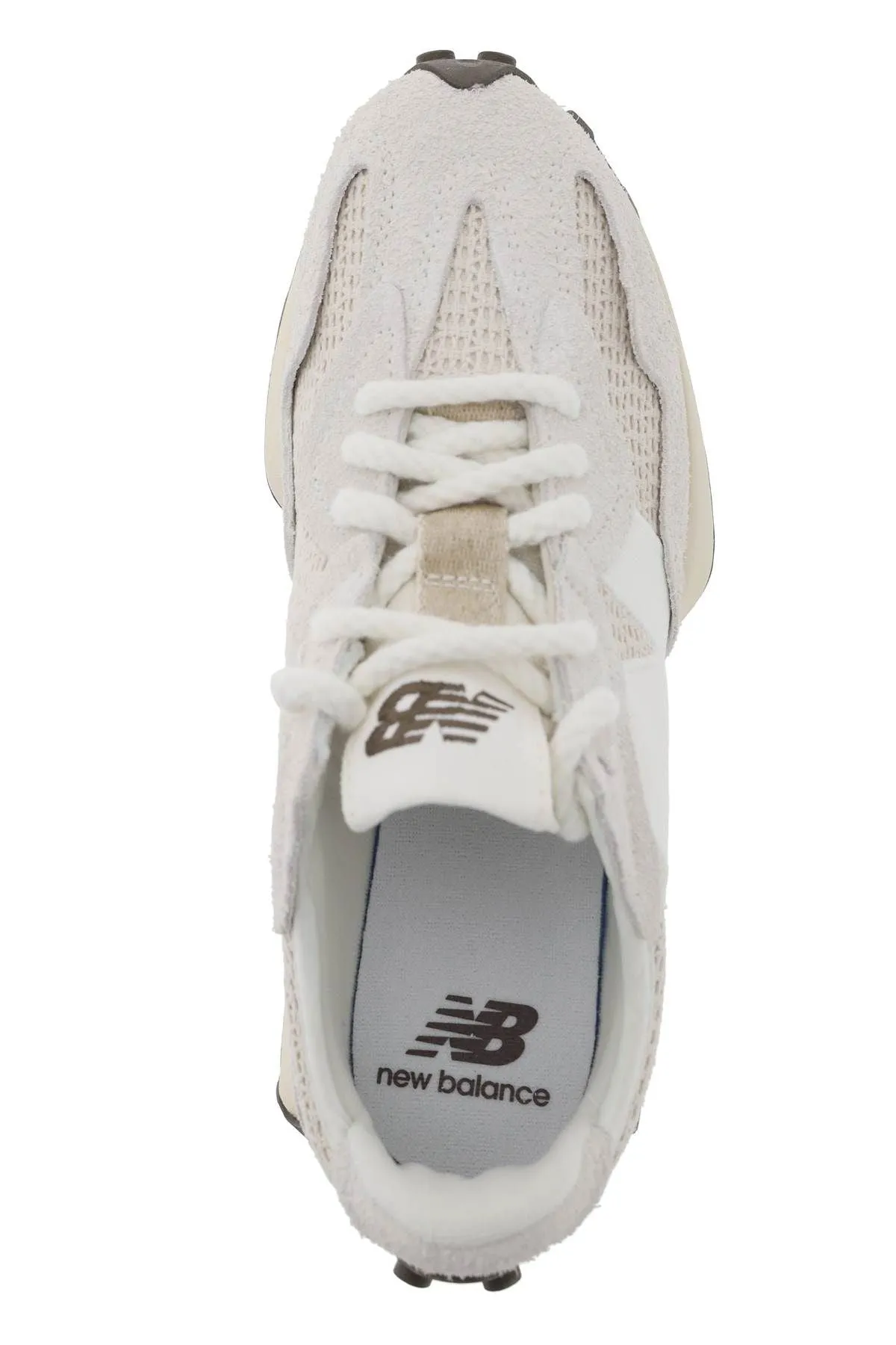 New Balance    New Balance Suede And Rope 327 Sneakers In Leather