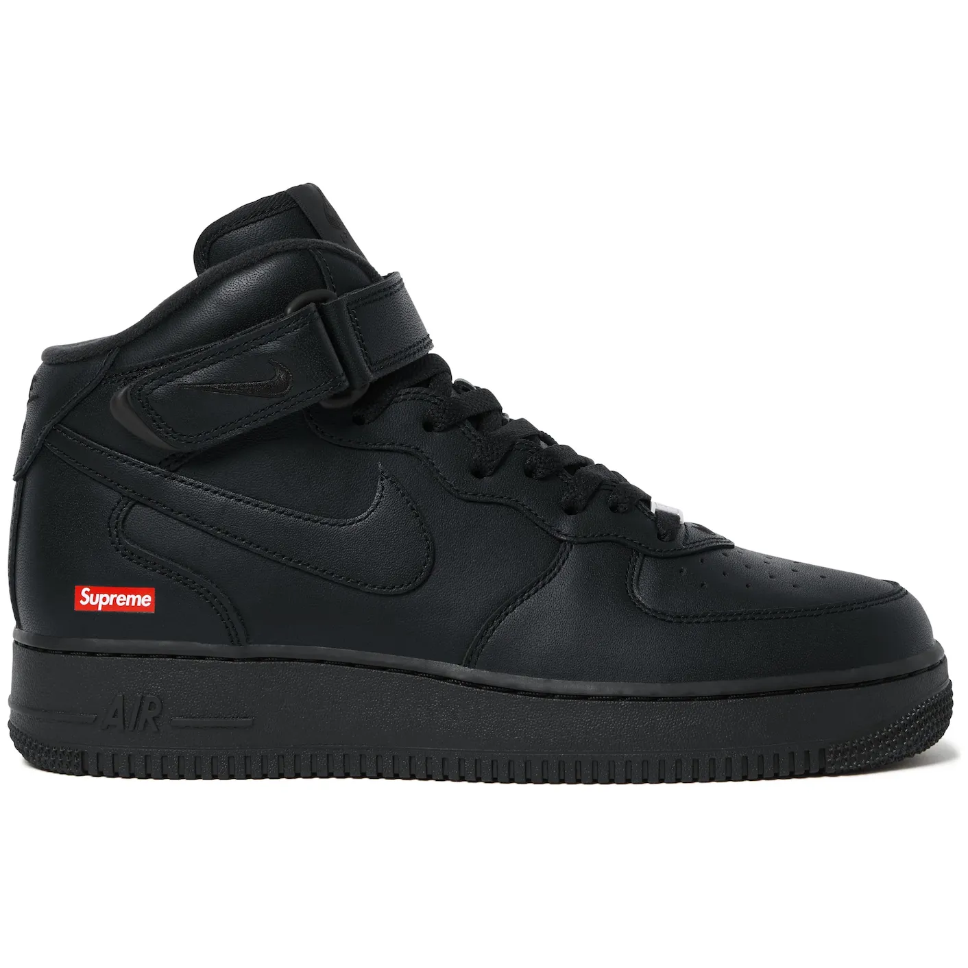 Nike Air Force 1 Mid Supreme Black