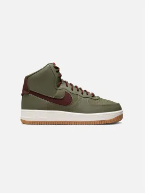 NIKE Air Force 1 Sculpt Olive/Burgundy