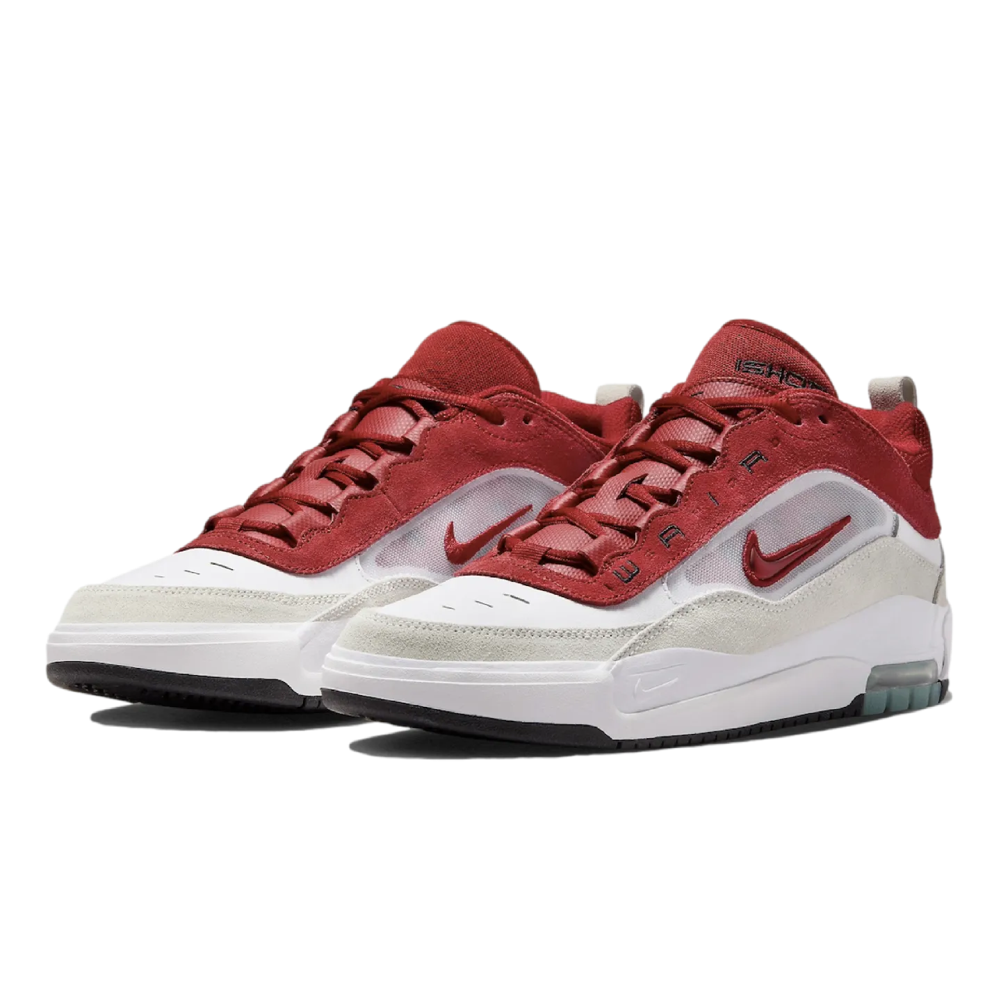 NIKE AIR MAX ISHOD SB WHITE RED