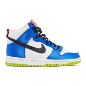 Nike Women's Dunk High (Blue Satin/ Blue/ White/ Racer B...