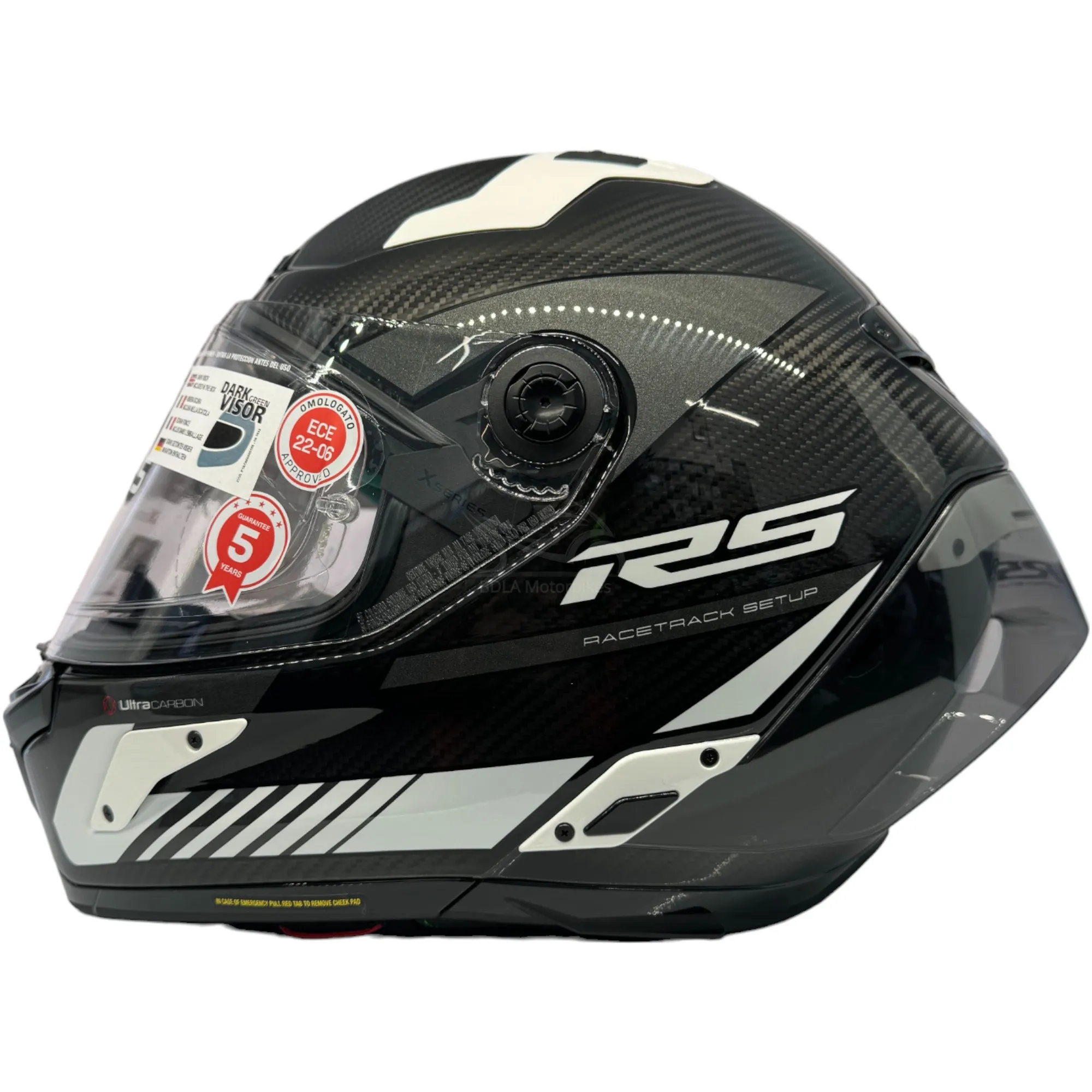 Nolan X-804 RS UC Hot Lap Helmet - White