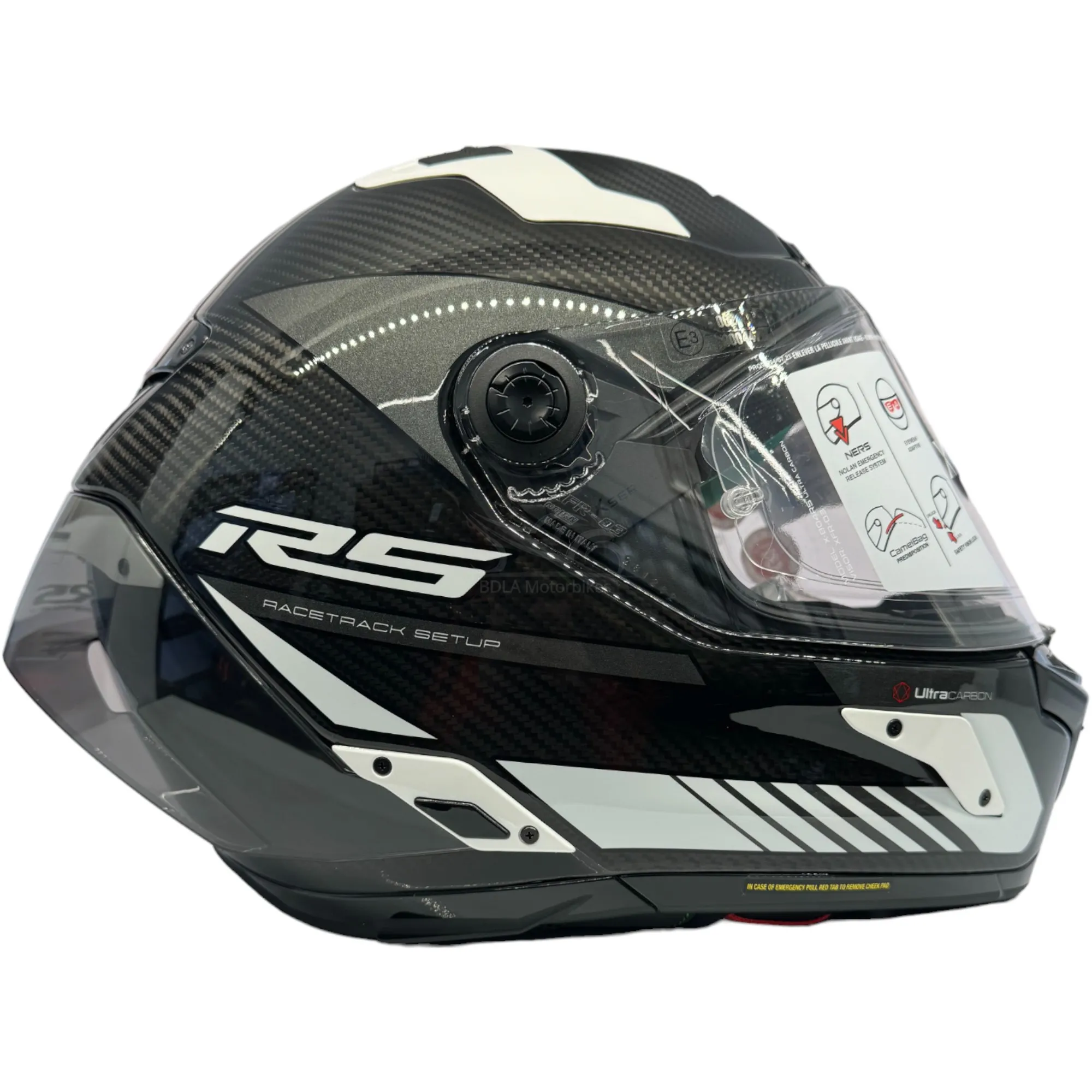 Nolan X-804 RS UC Hot Lap Helmet - White