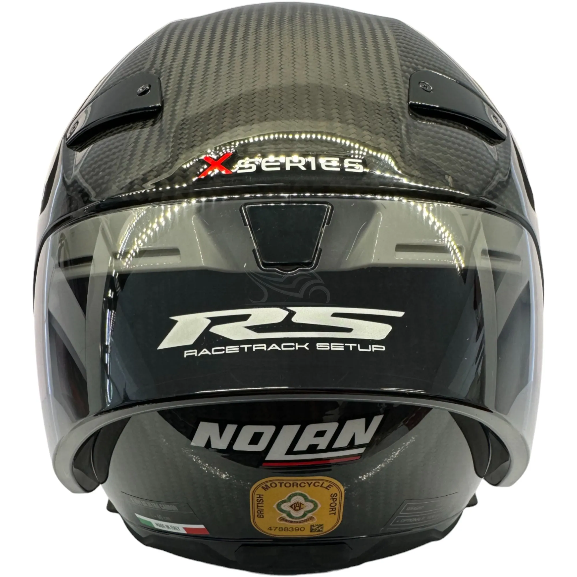 Nolan X-804 RS UC Hot Lap Helmet - White