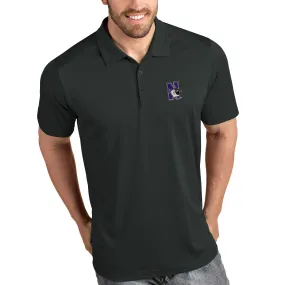 Northwestern Wildcats Antigua Tribute Polo - Charcoal