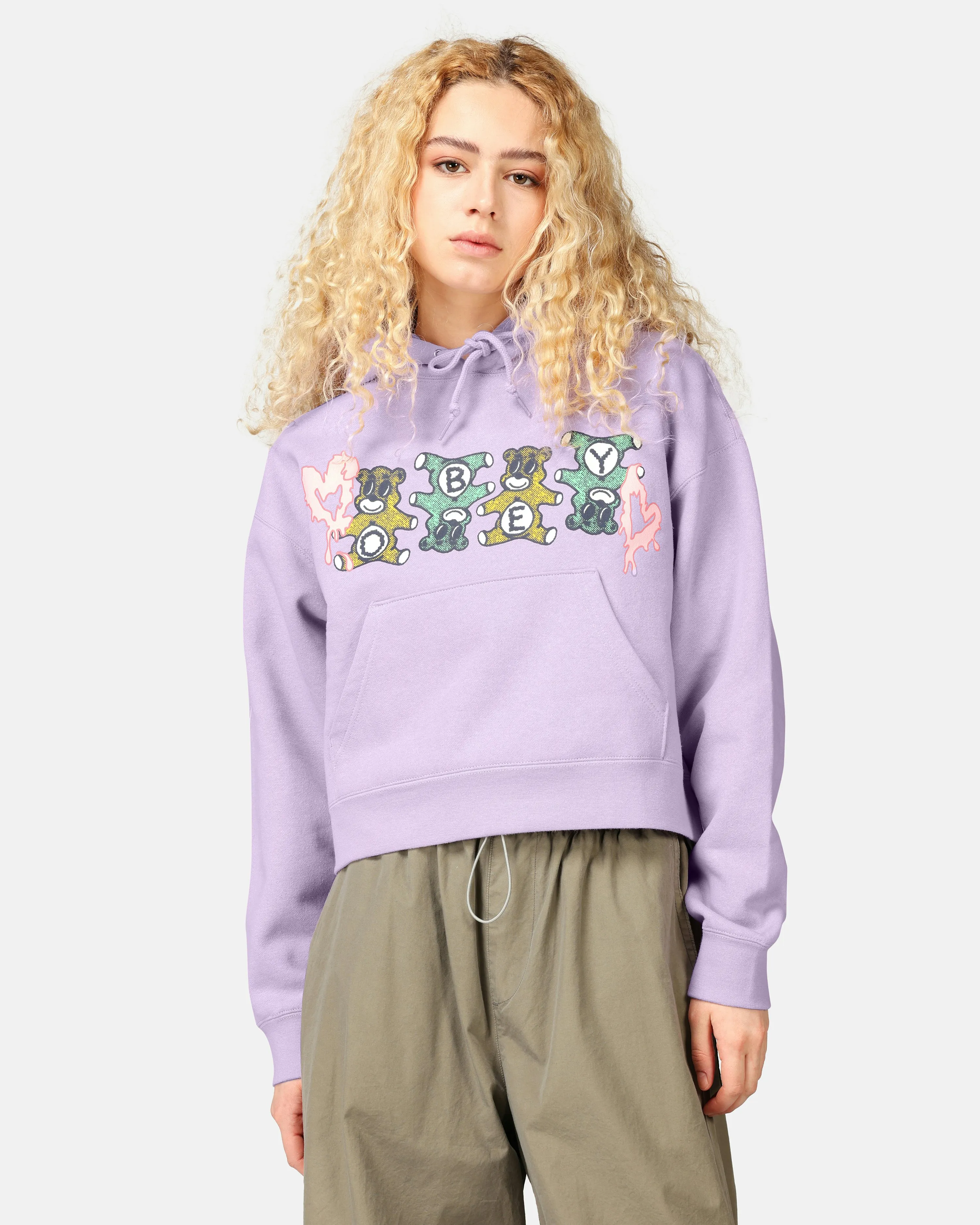 Obey Hoodie - Happy Bears Lilac | Women | Junkyard