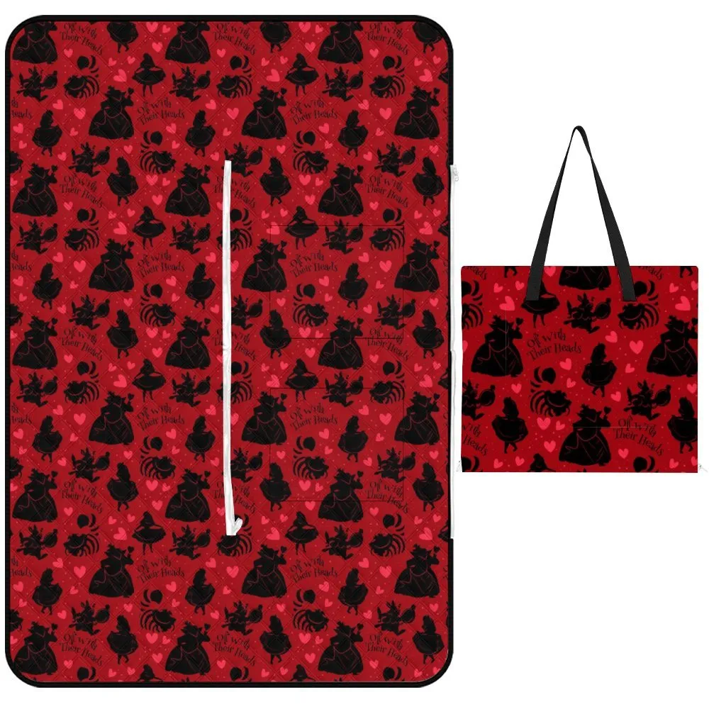 Off With Their Heads Zipper Picnic Mat