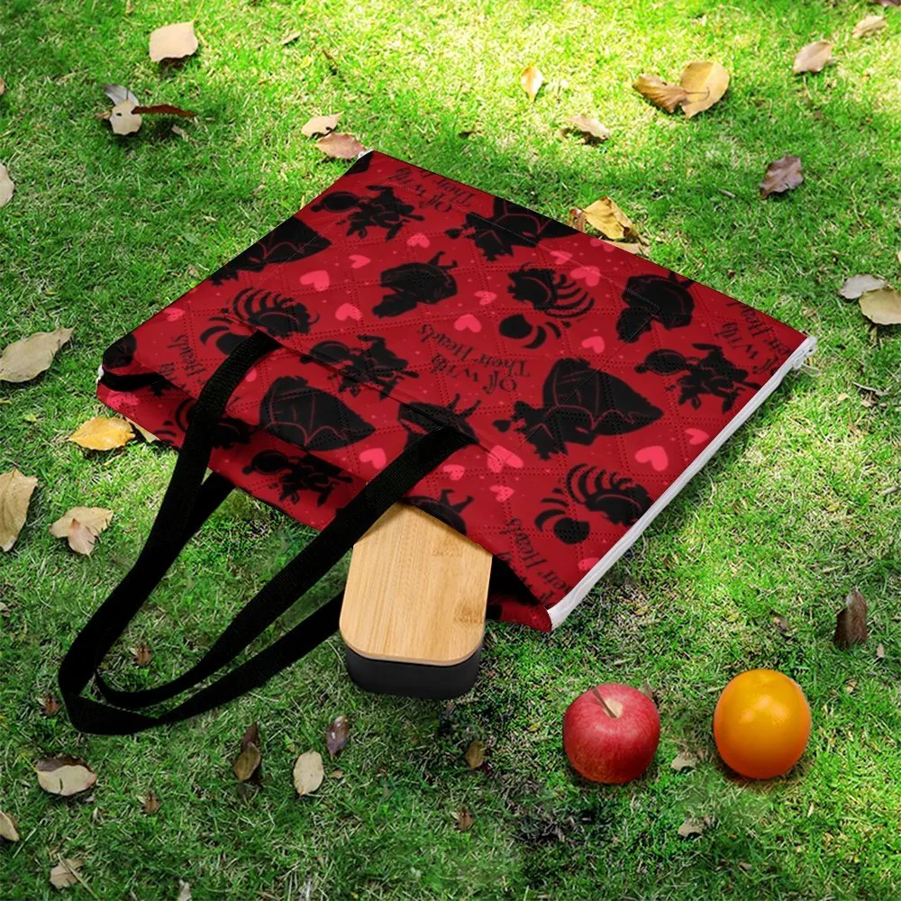 Off With Their Heads Zipper Picnic Mat