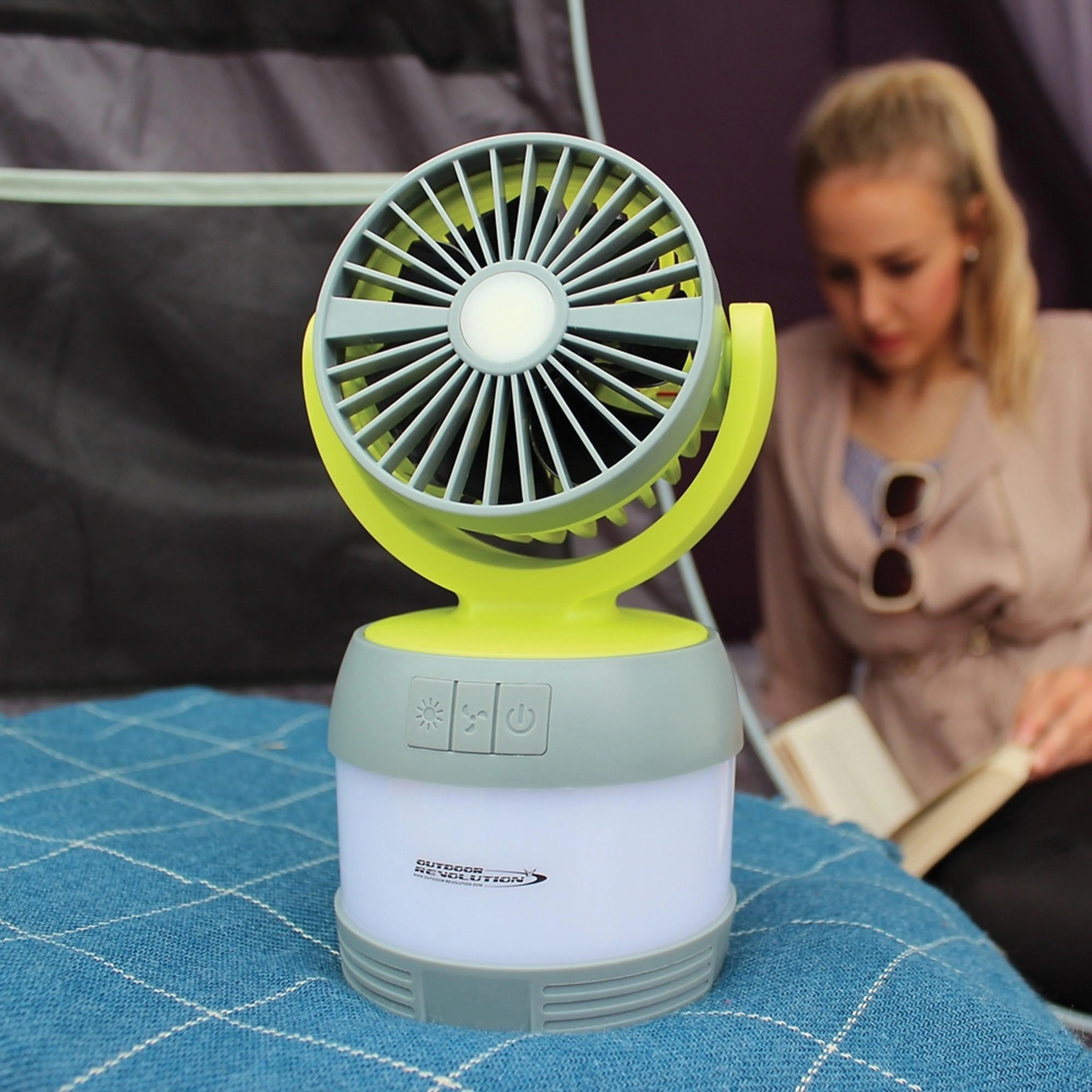 Outdoor Revolution 3-in-1 Lumi-Fan Lantern | Millets