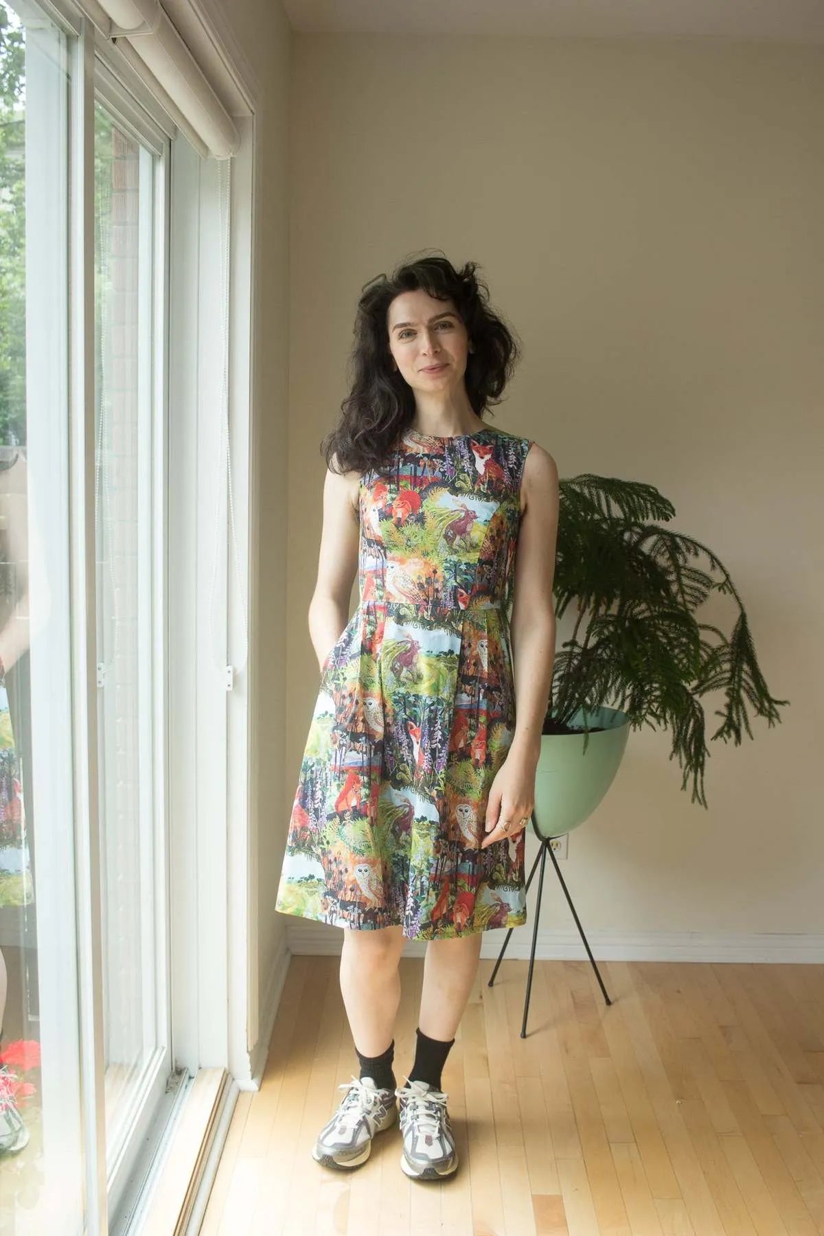 Peafowl Dress - Hedgerow