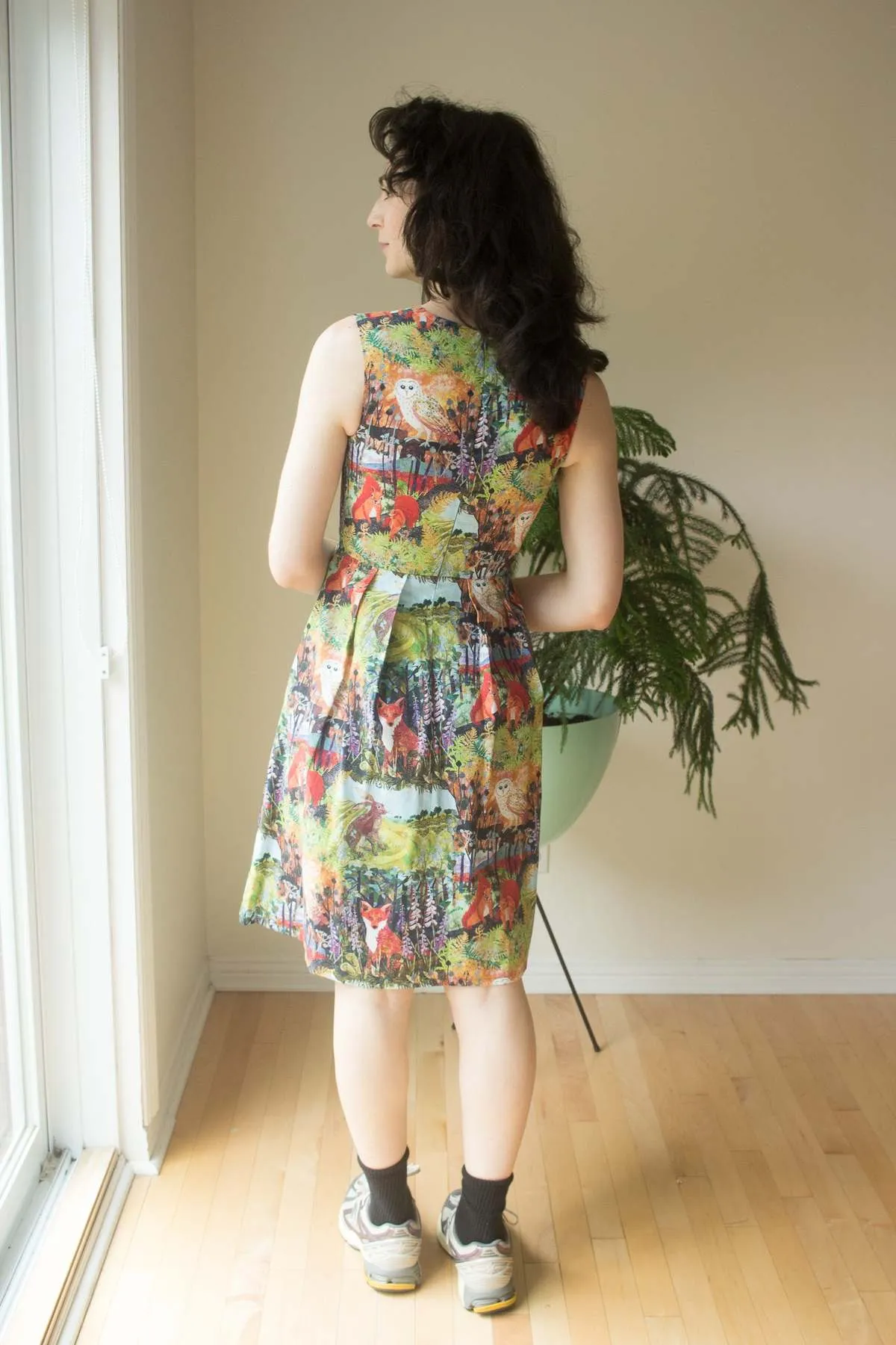 Peafowl Dress - Hedgerow