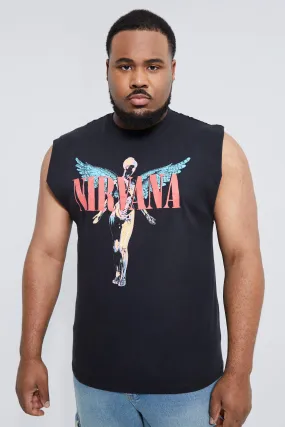 Plus Nirvana License Tank | boohooMAN UK