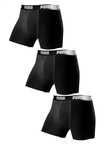 Puma Pack of 3 Boxers | Grattan