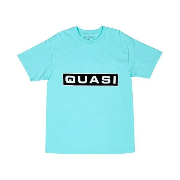 QUASI SKATEBOARDS BAR LOGO TEE BLUE