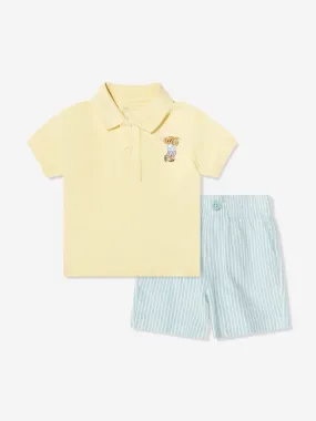 Ralph Lauren Baby Boys Polo Golf Short Set in Multicolour