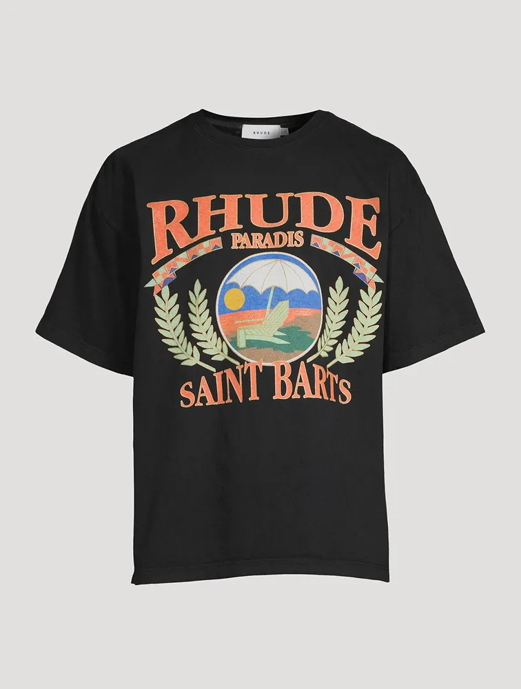 RHUDE Beach Chair Cotton T-Shirt