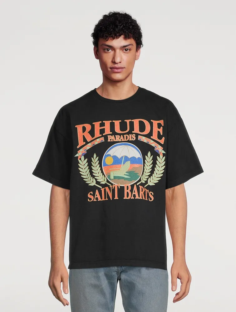 RHUDE Beach Chair Cotton T-Shirt