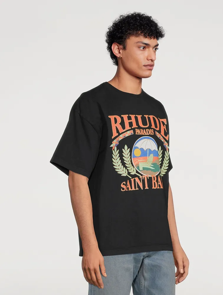 RHUDE Beach Chair Cotton T-Shirt