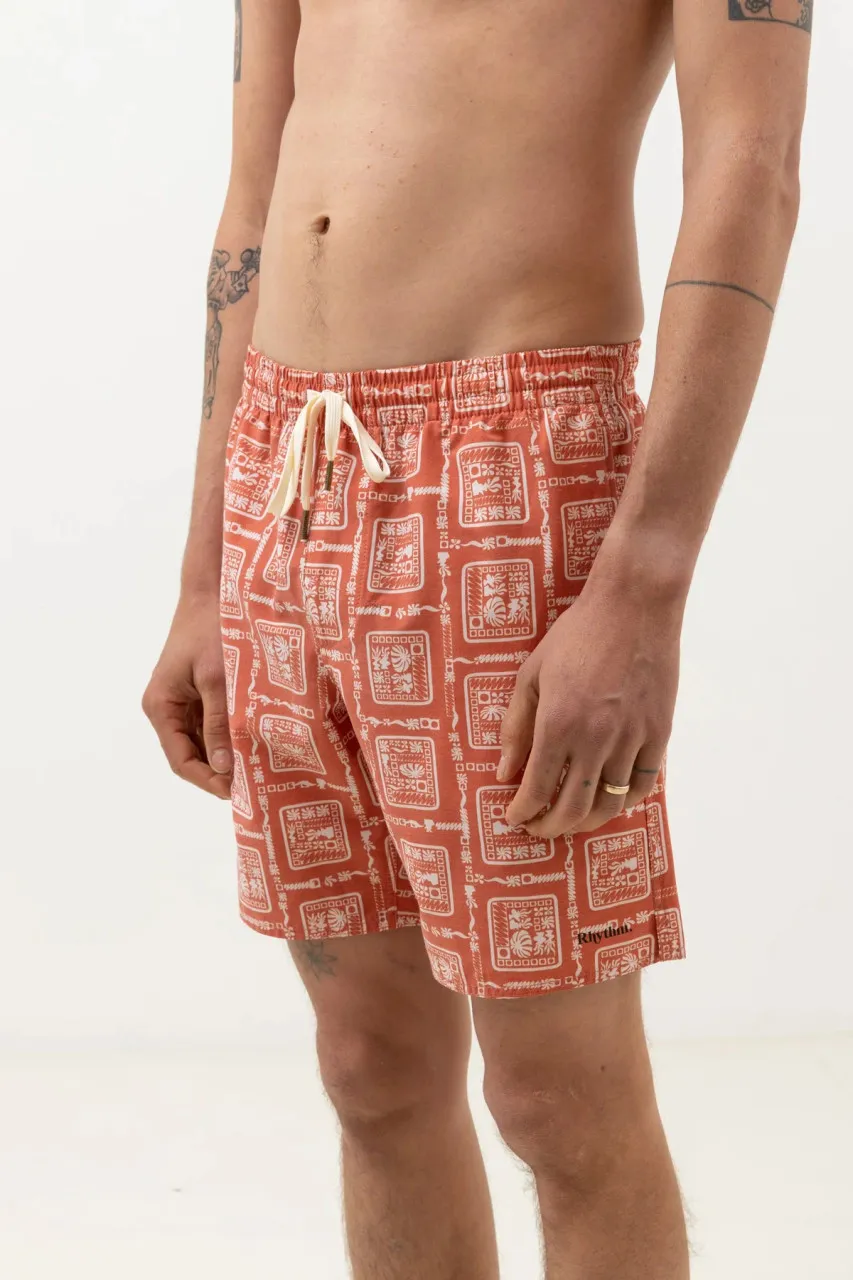 RHYTHM STAMP BEACH SHORT