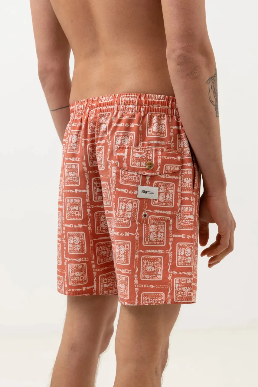 RHYTHM STAMP BEACH SHORT