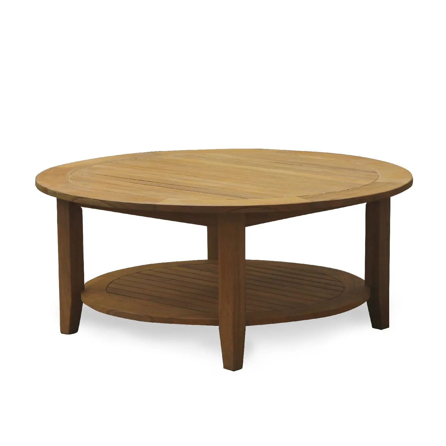 Richmond Teak Wood Outdoor Round Coffee Table