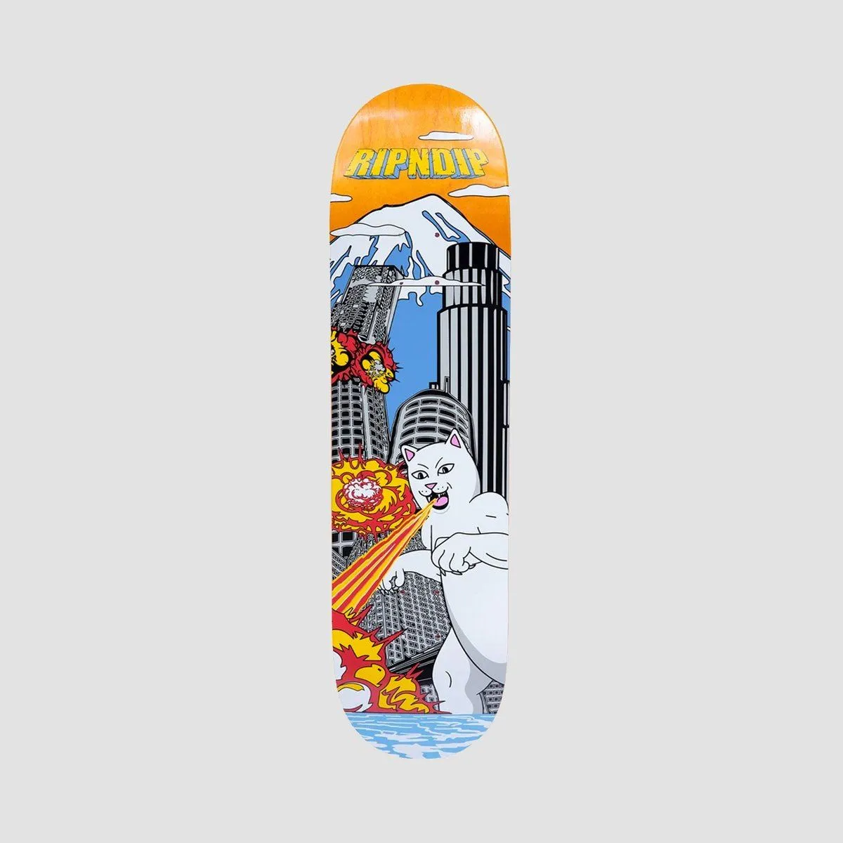 Ripndip Nermzilla Skateboard Deck Orange - 8.25