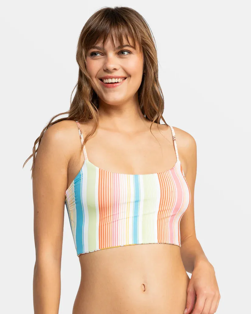 Roxy Playa Paradise Reversible Tank Bikini Top