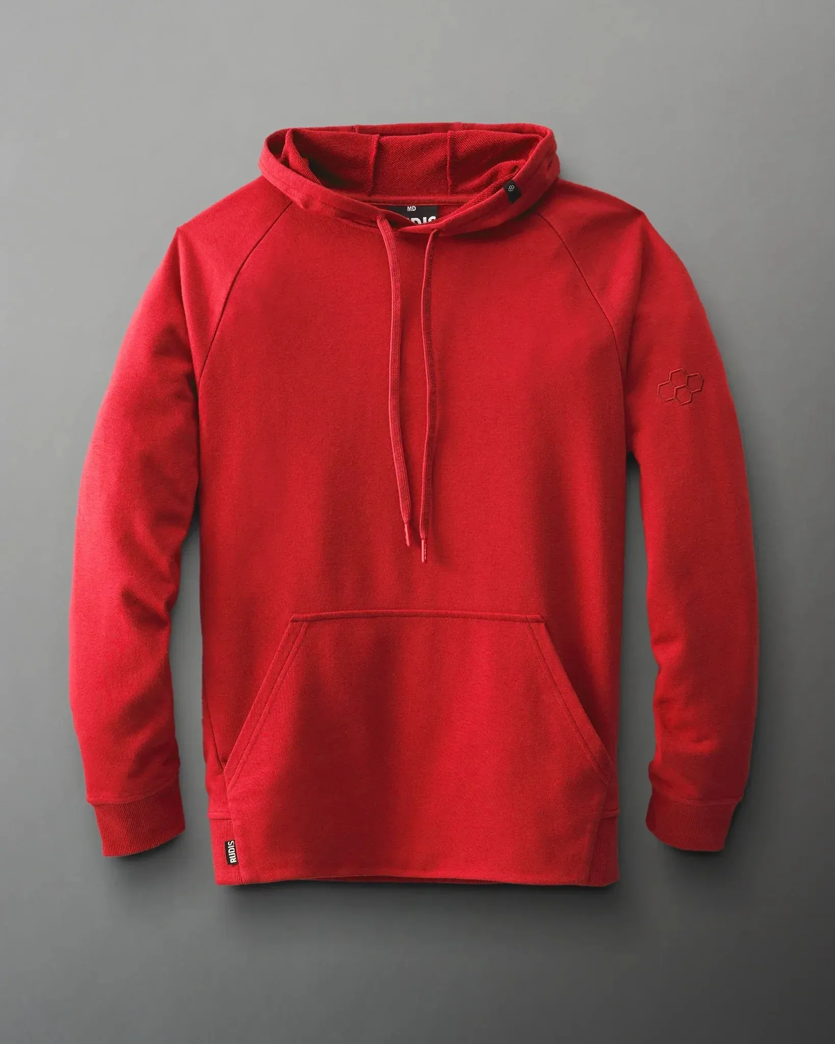 Rudis Elite Terry Youth Hoodie - Red-