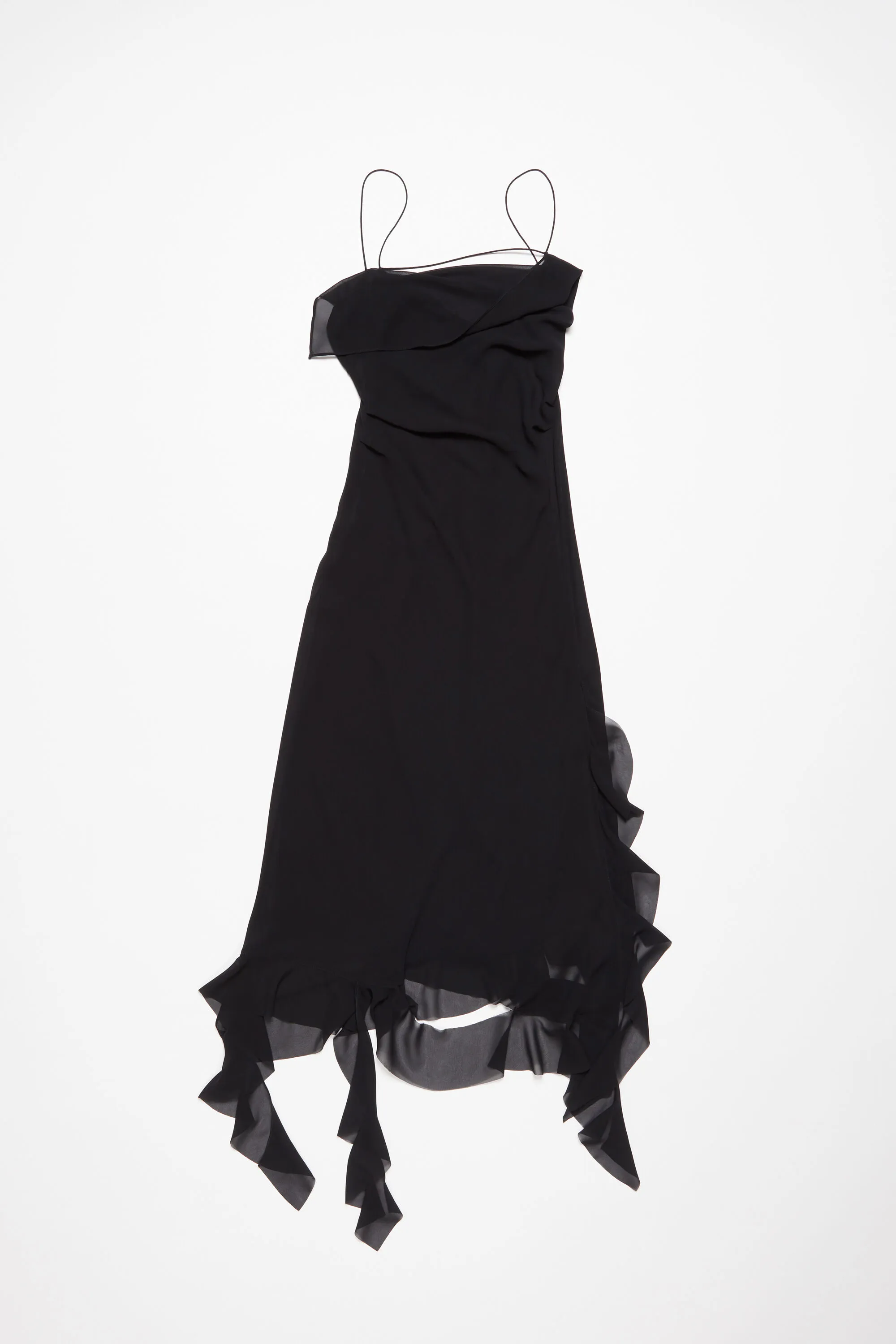 Ruffle strap dress