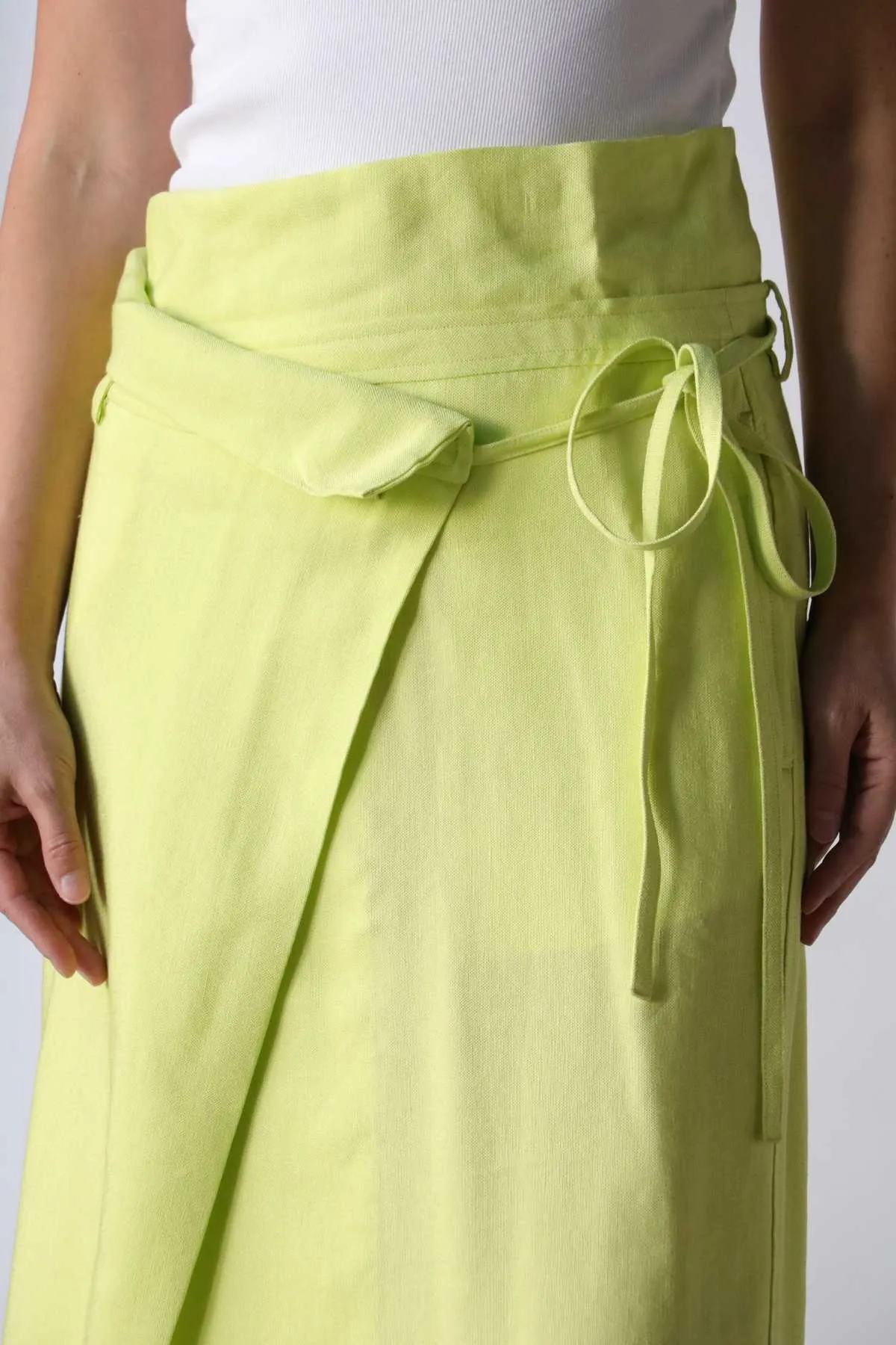 Sabieta Wrap Skirt - Lime