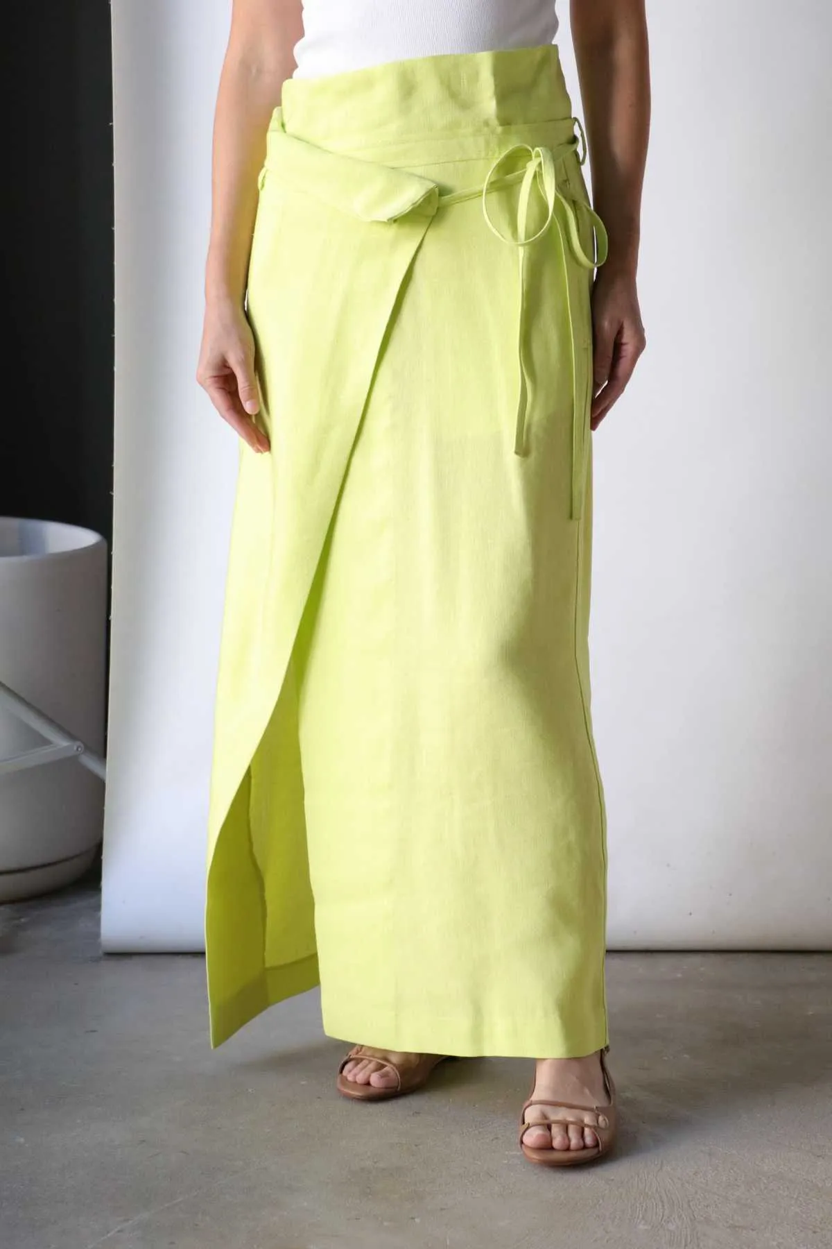 Sabieta Wrap Skirt - Lime