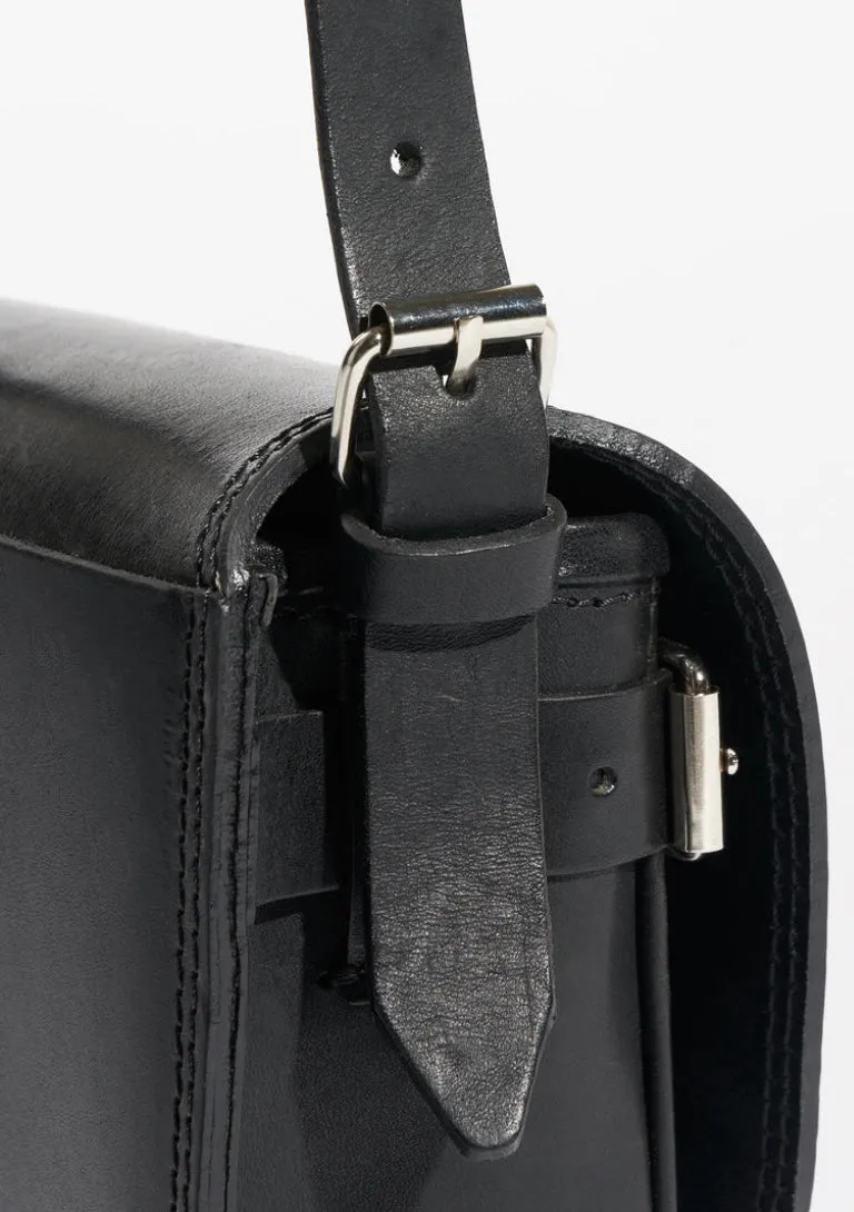 Sacs of Ashbourne   Bellerose Stella Bag - Black leather